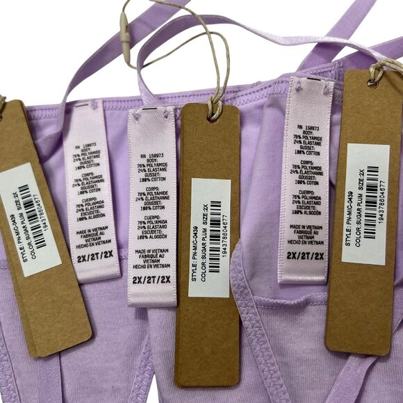 SKIMS Fits Everybody Micro Thongs Lot of 3 Sugar Plum 2X - Picture 7 of 10